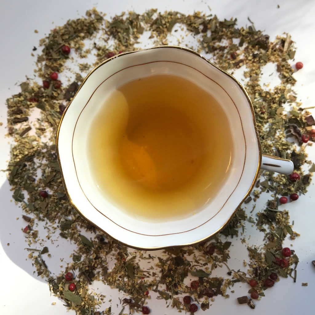 Herbal Tea blend in teacup