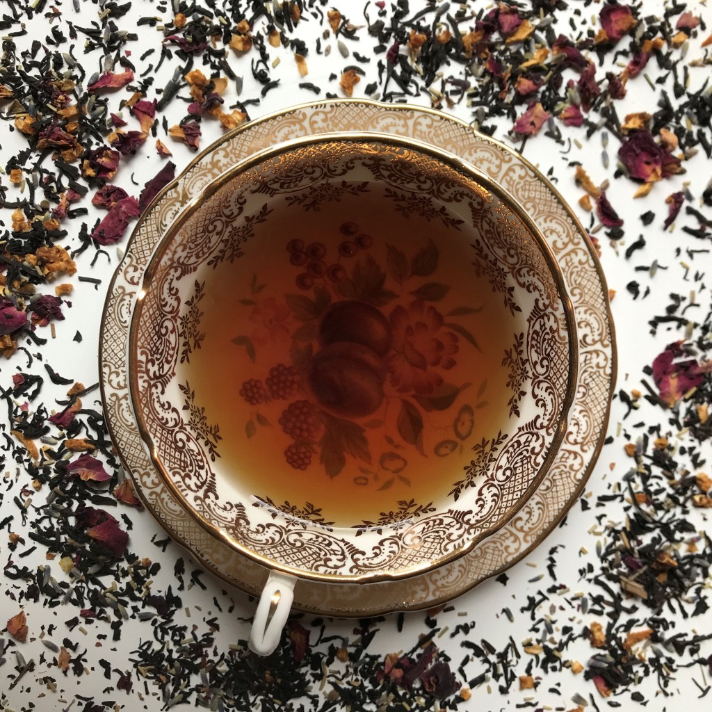 Rose-infused Earl Grey in Teacup