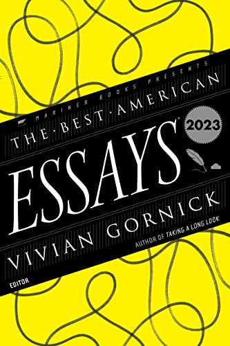 Book Cover for The Best American Essays 2023 edited by Vivian Gornick